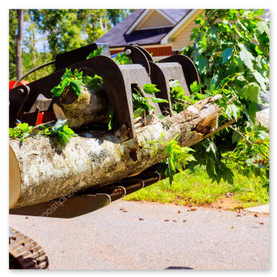 Team bei der Arbeit im Wald